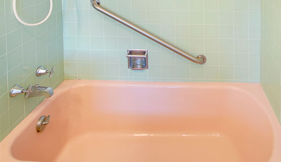 Before bathtub refinishing